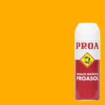 Spray proalac esmalte laca al poliuretano amarillo gruas ral 1028